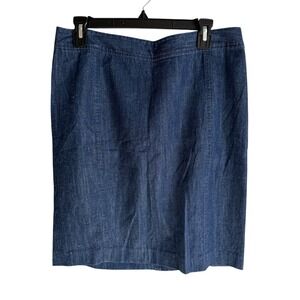 ANN TAYLOR‎ LOFT Blue Denim Ladies Skirt, 10